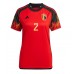 Billige Belgia Toby Alderweireld #2 Hjemmetrøye Dame VM 2022 Kortermet
